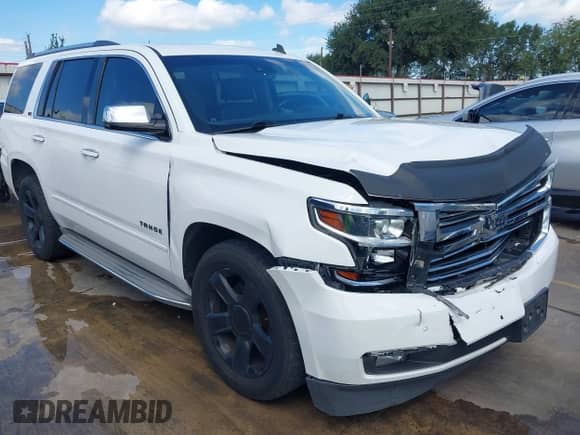 2015 Chevrolet Tahoe LTZ with VIN 1GNSCCKC8FR196600, listed as a IAAI auction lot 42806686 with 119,637 mi miles and . Bid and sale history available at DreamBid. Image 1.
