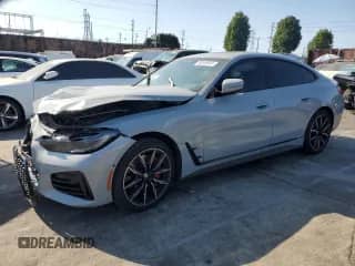 2022 BMW 4 Series 430i с VIN WBA63AV08NFM63747, выставлен на аукционе Copart как лот 80536945 с пробегом 45 939 миль миль и Списание • Salvage title. История ставок и продаж доступна на DreamBid. Изображение 1.