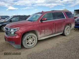 2015 Chevrolet Tahoe LT с VIN 1GNSKBKC5FR547914, выставлен на аукционе Copart как лот 84553605 с пробегом 164 094 миль миль и Списание • Salvage title. История ставок и продаж доступна на DreamBid. Изображение 1.