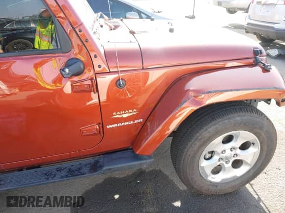 2014 Jeep Wrangler Sahara with VIN 1C4AJWBG4EL158586, listed as a IAAI auction lot 43220489 with 36,662 mi miles and . Bid and sale history available at DreamBid. Image 22.