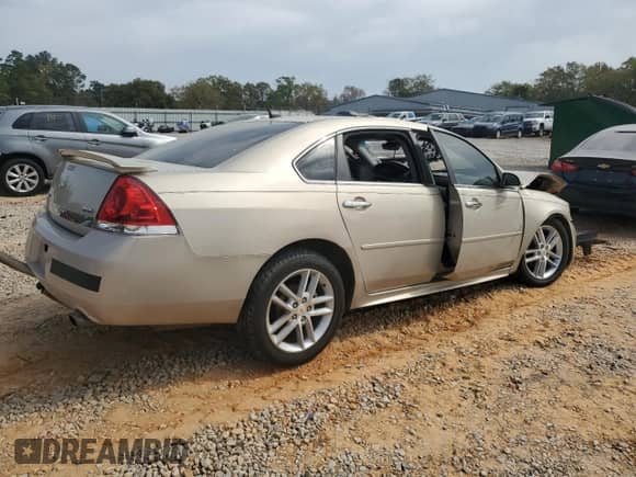 2011 Chevrolet Impala LTZ z VIN 2G1WC5EM9B1108045, wystawiony jako Copart lot #50383885 z przebiegiem Nie podano mil oraz Szkoda całkowita • Salvage title. Historia ofert i sprzedaży dostępna na DreamBid. Obrazek 3.