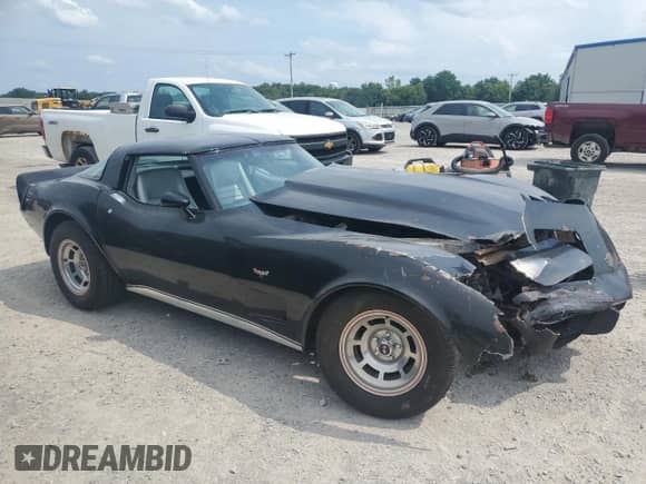 1978 Chevrolet Corvette with VIN 1Z87L8S901740, listed as a Copart auction lot 67062105 with 60,860 mi miles and Salvage title. Bid and sale history available at DreamBid. Image 4.