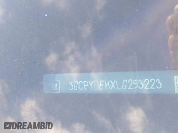 2020 Chevrolet Silverado 1500 LT z VIN 3GCPYDEKXLG253223, wystawiony jako IAAI lot #43412980 z przebiegiem 109 230 mil mil oraz . Historia ofert i sprzedaży dostępna na DreamBid. Obrazek 9.
