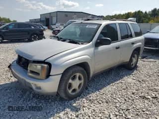 2006 Chevrolet TrailBlazer LS with VIN 1GNDT13S562351289, listed as a Copart auction lot 80791915 with 200,914 mi miles and Salvage title. Bid and sale history available at DreamBid. Image 1.