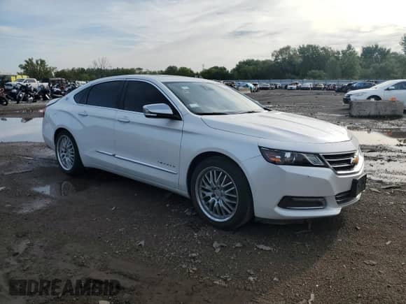 2015 Chevrolet Impala LTZ with VIN 1G1165S30FU123489, listed as a Copart auction lot 81424385 with 96,902 mi miles and Salvage title. Bid and sale history available at DreamBid. Image 4.
