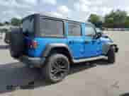 2023 Jeep Wrangler Sport S with VIN 1C4HJXDG7PW677814, listed as a Copart auction lot 67802085 with 28,546 mi miles and Salvage title. Bid and sale history available at DreamBid. Image 3.