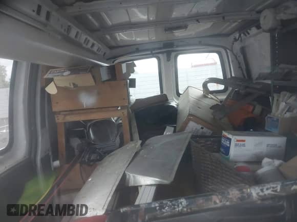 2011 Chevrolet Express Cargo with VIN 1GCSGAFX6B1144874, listed as a IAAI auction lot 41868850 with 201,347 mi miles and . Bid and sale history available at DreamBid. Image 8.