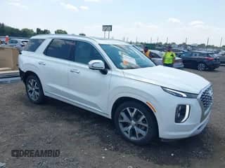 2021 Hyundai Palisade Limited z VIN KM8R54HE9MU305166, wystawiony jako IAAI lot #42938532 z przebiegiem 109 197 mil mil oraz . Historia ofert i sprzedaży dostępna na DreamBid. Obrazek 1.