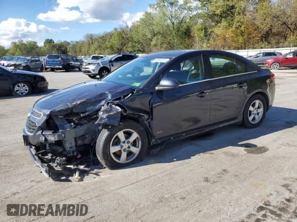 2016 Chevrolet Cruze LT with VIN 1G1PE5SB9G7198650, listed as a Copart auction lot 85384315 with 98,156 mi miles and Salvage title. Bid and sale history available at DreamBid. Image 1.