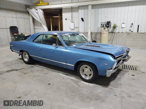 1967 Chevrolet Chevelle z VIN 136177Z159481, wystawiony jako Copart lot #84015905 z przebiegiem 45 800 mil mil oraz Szkoda całkowita • Salvage title. Historia ofert i sprzedaży dostępna na DreamBid. Obrazek 4.