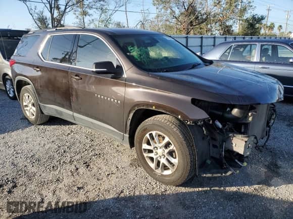 2019 Chevrolet Traverse LT Cloth с VIN 1GNERGKW8KJ105766, выставлен на аукционе Copart как лот 44656545 с пробегом 76 210 миль миль и На запчасти • Non repairable. История ставок и продаж доступна на DreamBid. Изображение 4.