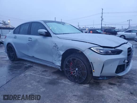 2023 BMW M3 с VIN WBS53AY03PFN80285, выставлен на аукционе Copart как лот 82807034 с пробегом 2 117 миль миль и Чистый • Clean title. История ставок и продаж доступна на DreamBid. Изображение 4.