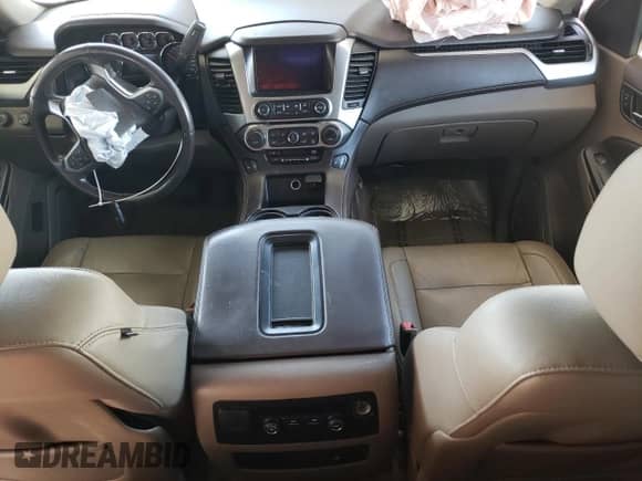 2015 Chevrolet Tahoe LT with VIN 1GNSKBKC2FR182883, listed as a Copart auction lot 70604715 with Not provided miles and Salvage title. Bid and sale history available at DreamBid. Image 8.