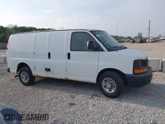 2012 Chevrolet Express Cargo with VIN 1GCWGFCA9C1118480, listed as a IAAI auction lot 43280920 with 168,470 mi miles and . Bid and sale history available at DreamBid. Image 13.