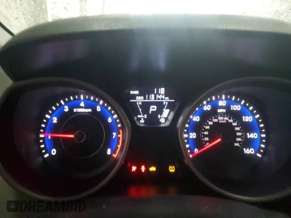 2013 Hyundai Elantra GLS z VIN KMHDH4AE2DU797387, wystawiony jako Copart lot #57596315 z przebiegiem 113 144 mil mil oraz Czysty tytuł • Clean title. Historia ofert i sprzedaży dostępna na DreamBid. Obrazek 9.