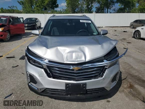 2022 Chevrolet Equinox Premier с VIN 2GNAXXEV3N6101441, выставлен на аукционе Copart как лот 64312095 с пробегом 60 116 миль миль и Списание • Salvage title. История ставок и продаж доступна на DreamBid. Изображение 5.
