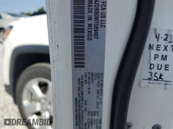 2021 Jeep Compass Latitude with VIN 3C4NJDBB0MT589407, listed as a Copart auction lot 71501795 with 62,093 mi miles and Salvage title. Bid and sale history available at DreamBid. Image 13.