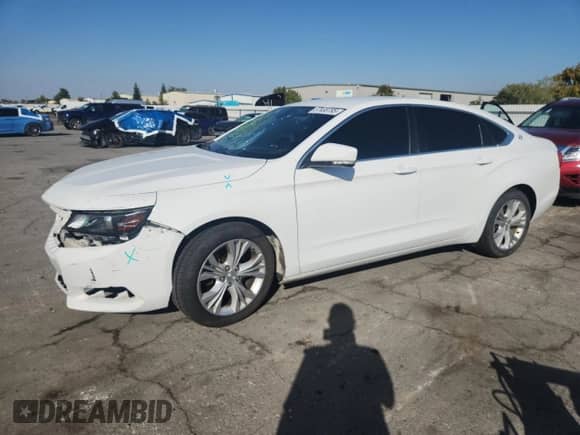 2014 Chevrolet Impala LT with VIN 2G1125S37E9191182, listed as a Copart auction lot 87458795 with 144,049 mi miles and Salvage title. Bid and sale history available at DreamBid. Image 1.