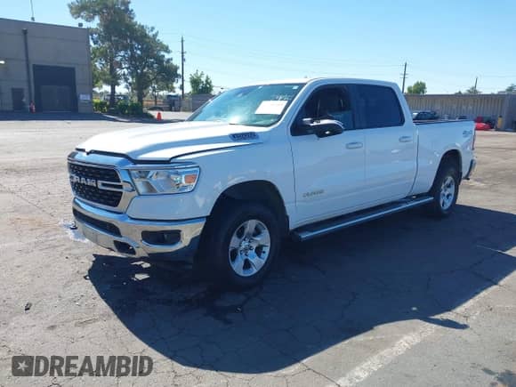 2022 Ram 1500 Big Horn with VIN 1C6SRFMT4NN422666, listed as a IAAI auction lot 43389257 with 51,977 mi miles and . Bid and sale history available at DreamBid. Image 19.