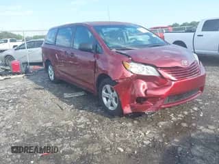 2012 Toyota Sienna with VIN 5TDZK3DC9CS254637, listed as a IAAI auction lot 42476641 with 257,860 mi miles and . Bid and sale history available at DreamBid. Image 1.