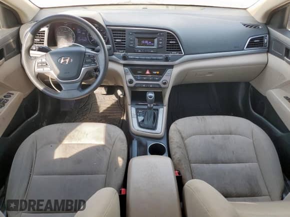 2017 Hyundai Elantra SE with VIN KMHD74LF0HU370949, listed as a Copart auction lot 80541765 with 130,592 mi miles and Salvage title. Bid and sale history available at DreamBid. Image 8.