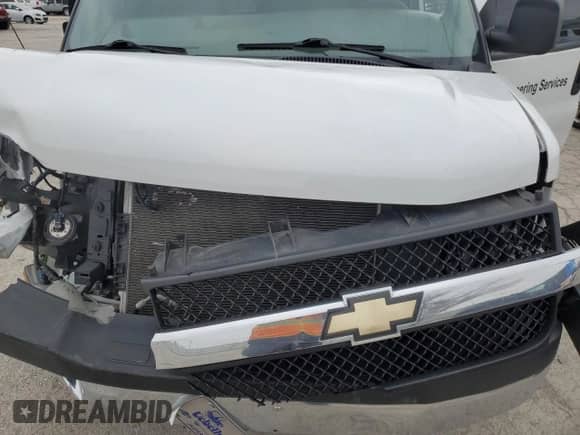 2021 Chevrolet Express Cargo with VIN 1GCWGAF72M1217629, listed as a Copart auction lot 36843154 with Not provided miles and Salvage title. Bid and sale history available at DreamBid. Image 12.