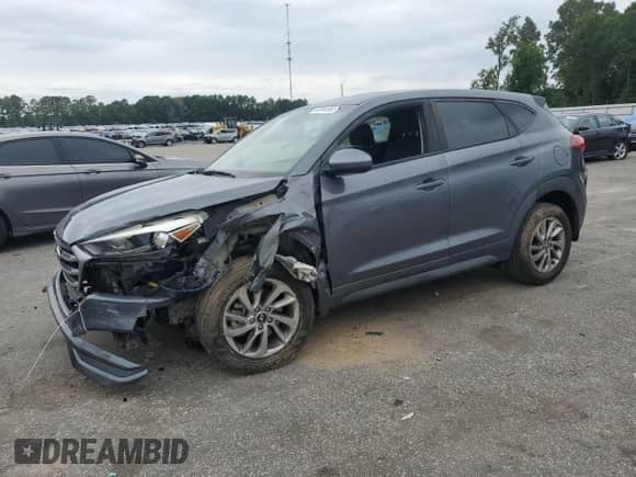 2018 Hyundai Tucson SE with VIN KM8J23A43JU808897, listed as a Copart auction lot 80994965 with Not provided miles and Salvage title. Bid and sale history available at DreamBid. Image 1.