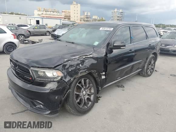 2015 Dodge Durango R/T with VIN 1C4SDHCT7FC201838, listed as a Copart auction lot 83813795 with Not provided miles and Salvage title. Bid and sale history available at DreamBid. Image 1.