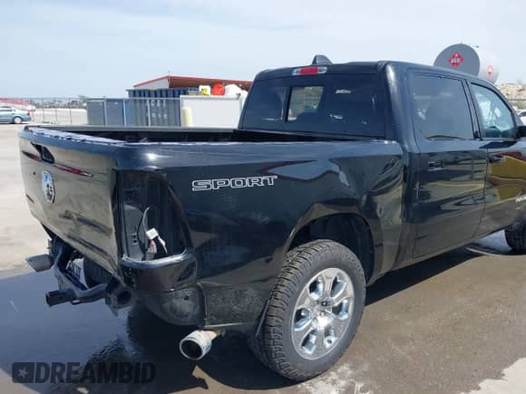 2022 Ram 1500 Big Horn with VIN 1C6RREFT1NN190128, listed as a IAAI auction lot 41797356 with 56,217 mi miles and . Bid and sale history available at DreamBid. Image 19.