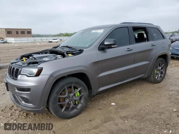 2020 Jeep Grand Cherokee Limited X z VIN 1C4RJFBT8LC215658, wystawiony jako Copart lot #53664315 z przebiegiem 47 001 mil mil oraz Szkoda całkowita • Salvage title. Historia ofert i sprzedaży dostępna na DreamBid. Obrazek 1.
