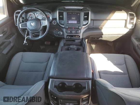 2021 Ram 1500 Big Horn with VIN 1C6RREFG6MN589974, listed as a Copart auction lot 82970744 with 43,167 mi miles and Salvage title. Bid and sale history available at DreamBid. Image 8.