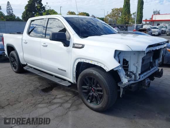2021 GMC Sierra 1500 Elevation z VIN 3GTP8CED9MG430826, wystawiony jako IAAI lot #43359054 z przebiegiem 59 941 mil mil oraz . Historia ofert i sprzedaży dostępna na DreamBid. Obrazek 1.