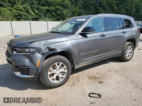 2023 Jeep Grand Cherokee Limited with VIN 1C4RJKBG8P8858225, listed as a Copart auction lot 66530615 with 13,094 mi miles and Salvage title. Bid and sale history available at DreamBid. Image 1.