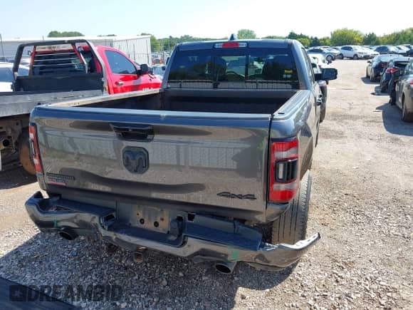 2024 Ram 1500 Big Horn with VIN 1C6SRFMT4RN143367, listed as a IAAI auction lot 43137425 with 43,246 mi miles and . Bid and sale history available at DreamBid. Image 17.