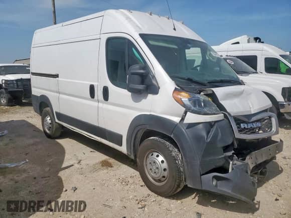 2021 Ram ProMaster Cargo z VIN 3C6LRVBGXME533519, wystawiony jako Copart lot #65349015 z przebiegiem 190 153 mil mil oraz Szkoda całkowita • Salvage title. Historia ofert i sprzedaży dostępna na DreamBid. Obrazek 4.