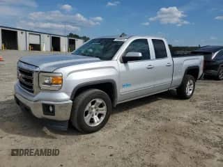 2015 GMC Sierra 1500 SLE with VIN 1GTR1UEC2FZ431779, listed as a Copart auction lot 70936475 with 147,085 mi miles and Salvage title. Bid and sale history available at DreamBid. Image 1.