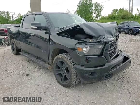 2022 Ram 1500 Big Horn z VIN 1C6SRFMT5NN162617, wystawiony jako Copart lot #58926075 z przebiegiem 60 916 mil mil oraz Szkoda całkowita • Salvage title. Historia ofert i sprzedaży dostępna na DreamBid. Obrazek 13.