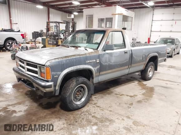 1988 Dodge Dakota with VIN 1B7GR14X1JS649622, listed as a IAAI auction lot 42052513 with 171,724 mi miles and . Bid and sale history available at DreamBid. Image 2.