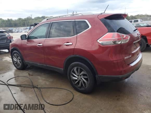 2015 Nissan Rogue SL с VIN 5N1AT2MV2FC828552, выставлен на аукционе Copart как лот 84772125 с пробегом 162 573 миль миль и Списание • Salvage title. История ставок и продаж доступна на DreamBid. Изображение 2.