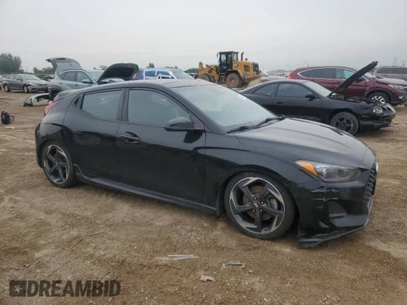 2019 Hyundai Veloster Turbo z VIN KMHTH6AB1KU008267, wystawiony jako Copart lot #66480505 z przebiegiem 130 768 mil mil oraz Szkoda całkowita • Salvage title. Historia ofert i sprzedaży dostępna na DreamBid. Obrazek 4.