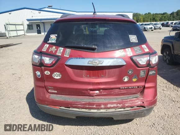 2013 Chevrolet Traverse LT with VIN 1GNKVJKD0DJ211867, listed as a Copart auction lot 80536825 with 143,837 mi miles and Salvage title. Bid and sale history available at DreamBid. Image 6.