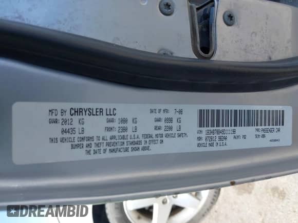 2009 Dodge Caliber R/T с VIN 1B3HB78B49D111198, выставлен на аукционе IAAI как лот 43240566 с пробегом 154 414 миль миль и . История ставок и продаж доступна на DreamBid. Изображение 9.