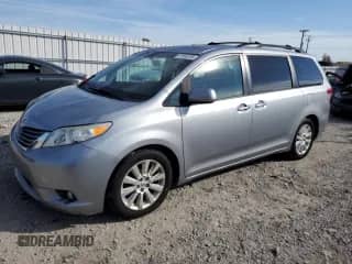 2011 Toyota Sienna XLE with VIN 5TDDK3DC7BS012731, listed as a Copart auction lot 81952235 with 170,630 mi miles and Clean title. Bid and sale history available at DreamBid. Image 1.