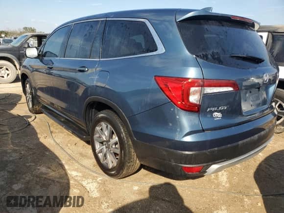 2019 Honda Pilot EX with VIN 5FNYF5H34KB033391, listed as a Copart auction lot 74681974 with 83,247 mi miles and Non repairable. Bid and sale history available at DreamBid. Image 2.