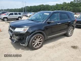 2017 Ford Explorer Limited z VIN 1FM5K8F84HGB77774, wystawiony jako Copart lot #66374655 z przebiegiem 112 027 mil mil oraz Szkoda całkowita • Salvage title. Historia ofert i sprzedaży dostępna na DreamBid. Obrazek 1.
