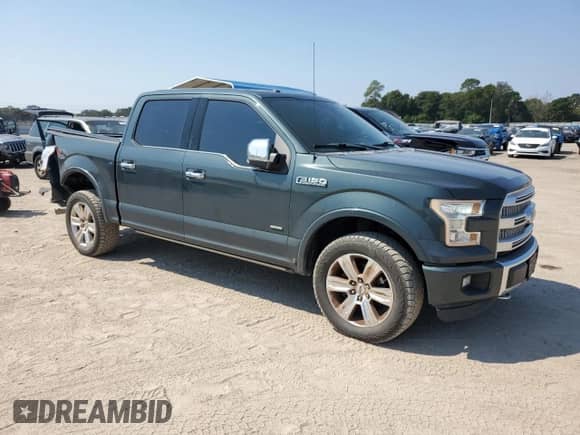 2015 Ford F-150 Platinum с VIN 1FTEW1EG2FFB87456, выставлен на аукционе Copart как лот 81215845 с пробегом 128 291 миль миль и Списание • Salvage title. История ставок и продаж доступна на DreamBid. Изображение 4.
