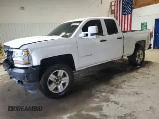 2017 Chevrolet Silverado 1500 Work Truck with VIN 1GCVKNEH1HZ350157, listed as a Copart auction lot 47837935 with 156,456 mi miles and Salvage title. Bid and sale history available at DreamBid. Image 1.