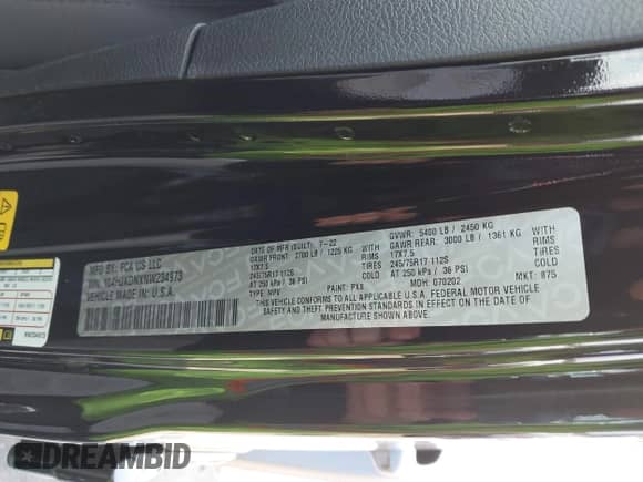 2022 Jeep Wrangler Unlimited Willys with VIN 1C4HJXDNXNW234973, listed as a IAAI auction lot 42874494 with 27,809 mi miles and . Bid and sale history available at DreamBid. Image 9.