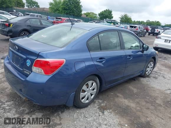 2013 Subaru Impreza with VIN JF1GJAA69DH035377, listed as a IAAI auction lot 42358935 with 119,776 mi miles and . Bid and sale history available at DreamBid. Image 4.