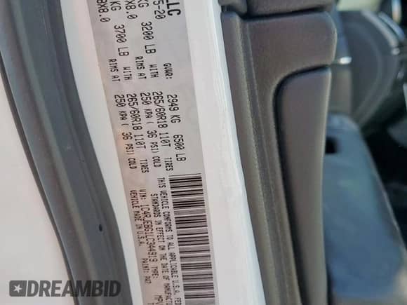 2020 Jeep Grand Cherokee Limited с VIN 1C4RJEBG1LC344919, выставлен на аукционе Copart как лот 80717715 с пробегом 62 567 миль миль и Списание • Salvage title. История ставок и продаж доступна на DreamBid. Изображение 14.